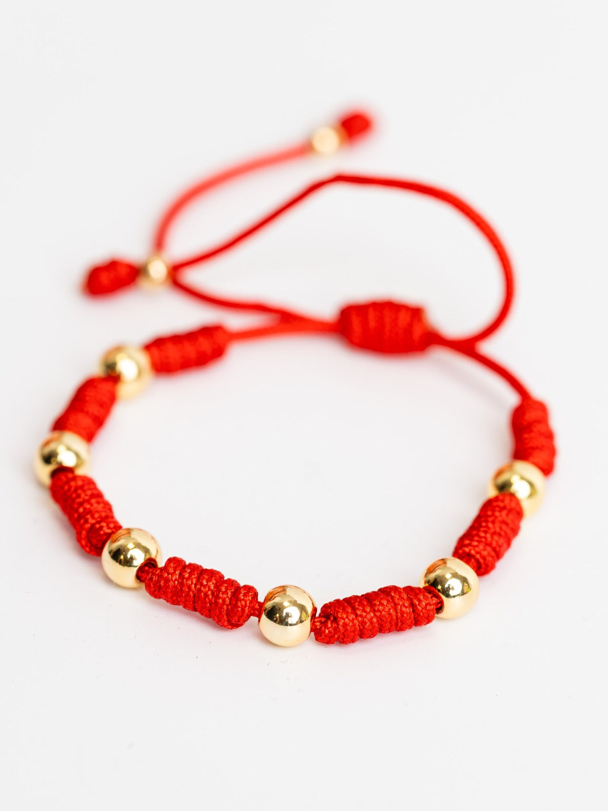 Pulsera 7 Nudos Individual o Parejas - Baño de Oro 18 Kilates